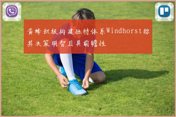 黄蜂积极构建独特体系Windhorst称其决策明智且具前瞻性